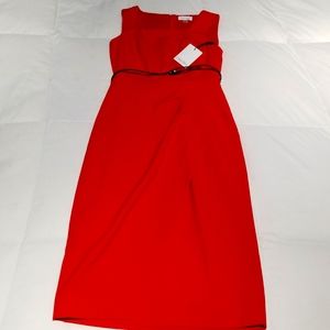 NWT, Red Calvin Klein dress